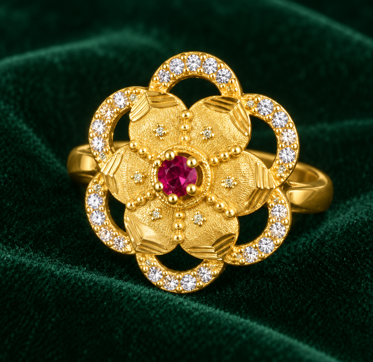 ZERIZEST Square Bow Ring