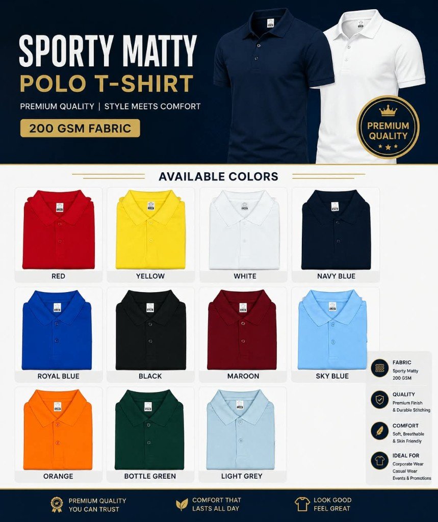 Sporty Matty Polo T-Shirt